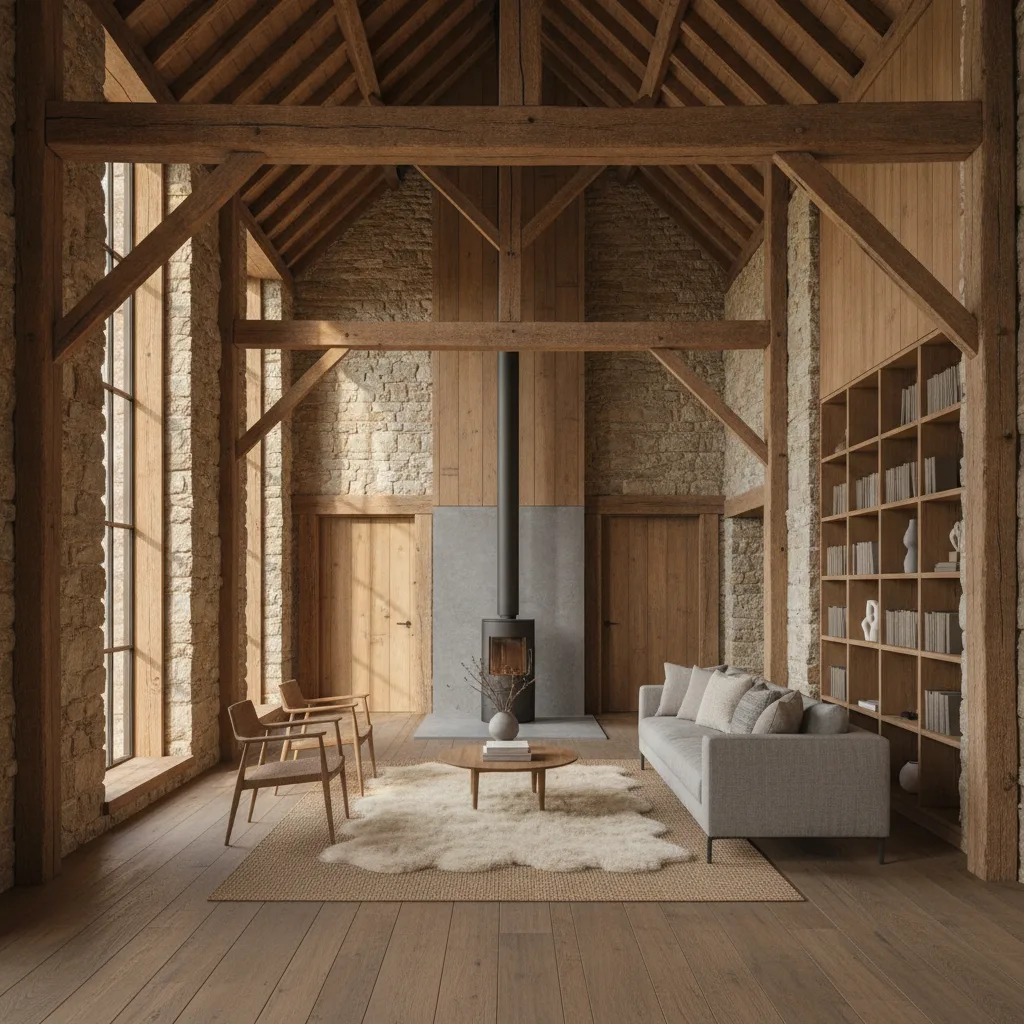 ferme rénovée décoration intérieur
